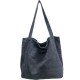 Featured Retro Heavy Washed Canvas Bag, Simple Mori Style Solid Color Large Capacity Artistic Versatile Women's Shoulder Bag