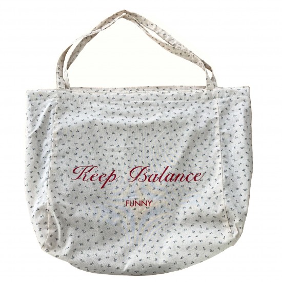 2025 New Floral Print Shoulder Bag, Large Capacity, Korean Style, Original Retro, INS, Travel, Letter, Niche Tote Bag, Trendy