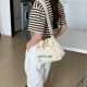 Summer dopamine bag women's 2025 new fashion versatile letter print casual lightweight simple crossbody bag