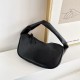 Solid color minimalist fashionable handbag, versatile women's 2025 new summer soft PU women's underarm dumpling bag