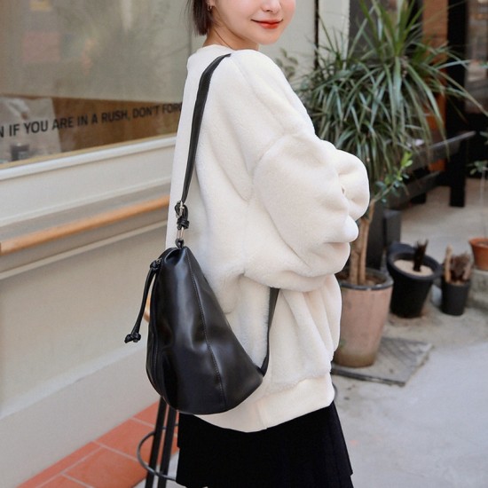 Muye Leather Goods...Korean Dongdaemun 2025 new women's bag, fashionable and versatile, personalized casual women's shoulder bag