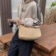 Japanese and Korean INS College Style Girl Heart Letter Label Simple Fashion Casual Versatile Large Capacity Cloud Crossbody Bag