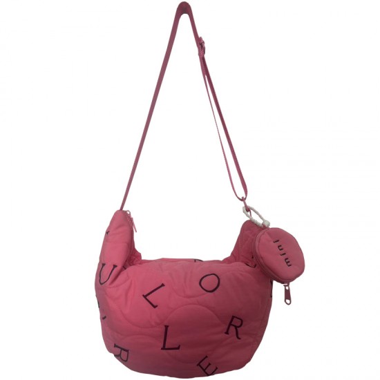 2025 Autumn/Winter New Ins Korean Style Letter Embroidery Gourd Dumpling Bag College Chic Student Tote Crossbody Bag