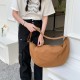 2025 spring and summer casual college literary dumpling bag ins internet celebrity trendy fashion large capacity women's crossbody bag