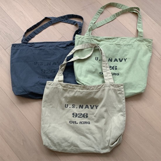 2025 Korean Dongdaemun Casual Cotton Shoulder Bag, Versatile Letter Washed Reversible Elegant Canvas Trendy Bag