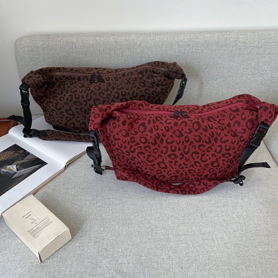 Lazy Style Leopard Print Women's Bag 2025 Autumn/Winter New High-Quality Shoulder Bag, Casual Fashionable Crossbody Bag (ins style)