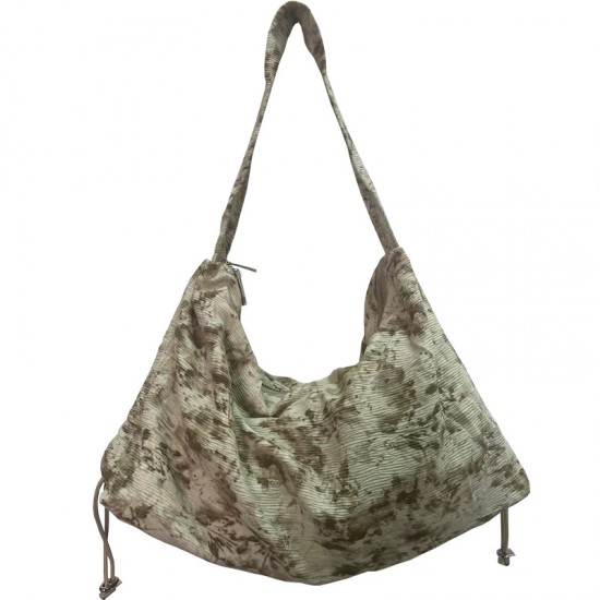 2025 spring/summer new nylon cloth bag with textured niche design, casual, popular fashion, versatile shoulder bag