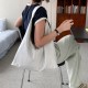Korean Minimalist Soft and Relaxed Tote Bag, High-End Feel, Large Capacity, Casual and Fashionable Tote Shoulder Bag