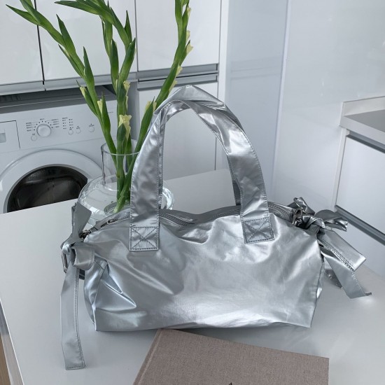 Lightweight nylon tote bag, high-end large capacity new Korean style simple casual commuting travel crossbody bag