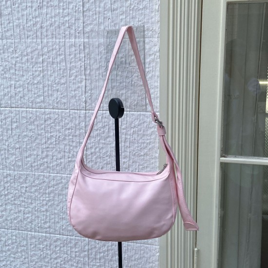 Korean-style soft leather minimalist dumpling bag for women, autumn/winter retro fashion, casual, versatile commuting shoulder/crossbody bag