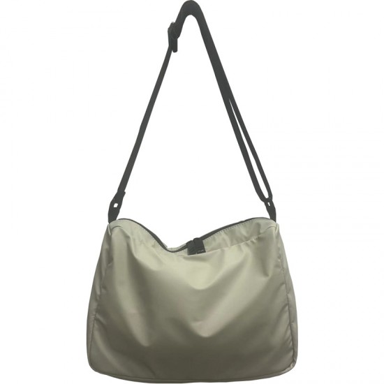 Casual Simple Waterproof Leather Pillow Bag Ins Fashion Trendy Korean Style Textured Large Capacity Versatile Crossbody Bag