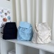 All Seasons Korean Style Double Layer Nylon Fabric Backpack Large Capacity Casual Fashionable Versatile Lightweight Drawstring Single Shoulder Bags