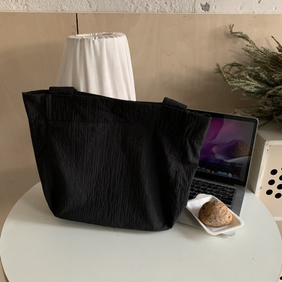 Muye Korean Selection ~ Large Capacity Tote Bag, Casual New Style, Korean Chic, Personalized Fashion Shopping Shoulder Bag