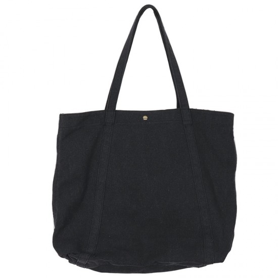 2025 Japanese Spring/Summer New Trendy Fashion Casual Versatile Large Capacity Washed Retro Women's Shoulder Canvas Bag