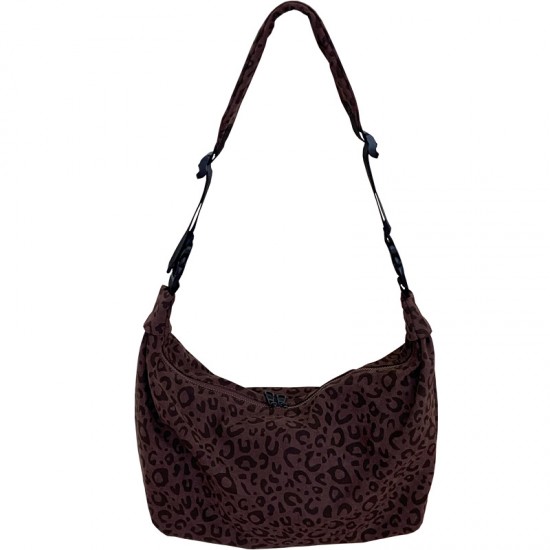 Lazy Style Leopard Print Women's Bag 2025 Autumn/Winter New High-Quality Shoulder Bag, Casual Fashionable Crossbody Bag (ins style)