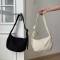 2025 Spring/Summer new workwear saddle bag, casual, literary, daily versatile large capacity wide shoulder strap crossbody bag