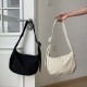 2025 Spring/Summer new workwear saddle bag, casual, literary, daily versatile large capacity wide shoulder strap crossbody bag