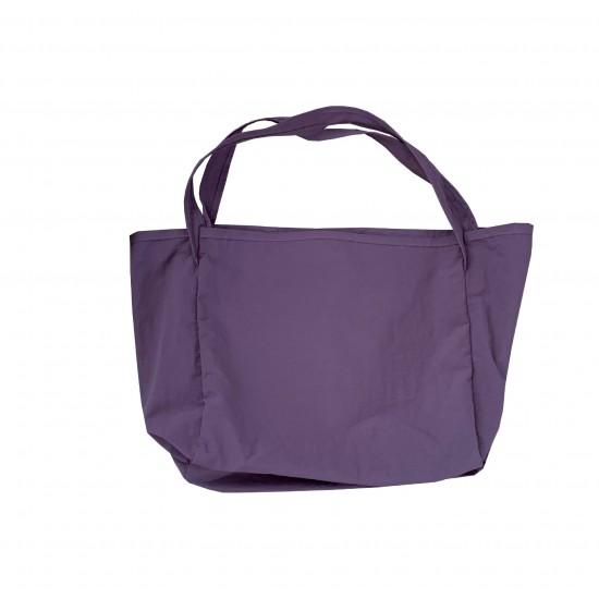 New Casual Nylon Waterproof Casual Solid Color Shoulder Bag Simple Large Capacity Student Commuting to Class Tote Bag for Women