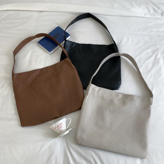 Korean style casual and relaxed fashionable and elegant bag, new 2025 versatile ins summer retro shoulder bag