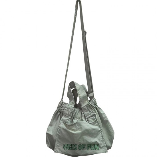 Summer dopamine bag women's 2025 new fashion versatile letter print casual lightweight simple crossbody bag