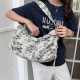 2025 spring/summer new nylon cloth bag with textured niche design, casual, popular fashion, versatile shoulder bag