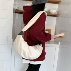 Japanese and Korean Style Crossbody Oxford Cloth Bag, Large Capacity Sports and Fitness Bag, New Fashionable and Lightweight Women's Crossbody Bag