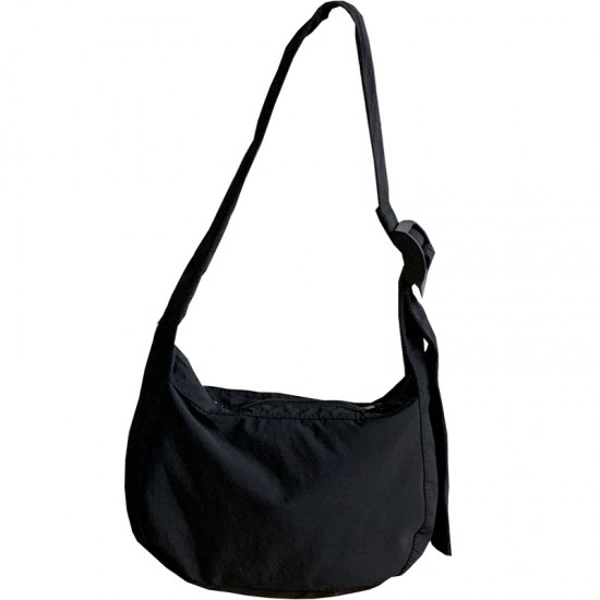 2025 Spring/Summer new workwear saddle bag, casual, literary, daily versatile large capacity wide shoulder strap crossbody bag