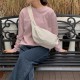 Retro Japanese and Korean style corduroy new bag, fashionable, casual, simple and versatile crescent crossbody bag