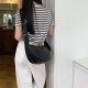 Internet celebrity PU bag 2025 new high-end casual fashion versatile dumpling women's crossbody bag