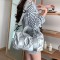 Korean style casual trendy women's fashion large capacity luggage bag 2025 new nylon water-repellent women's crossbody bag