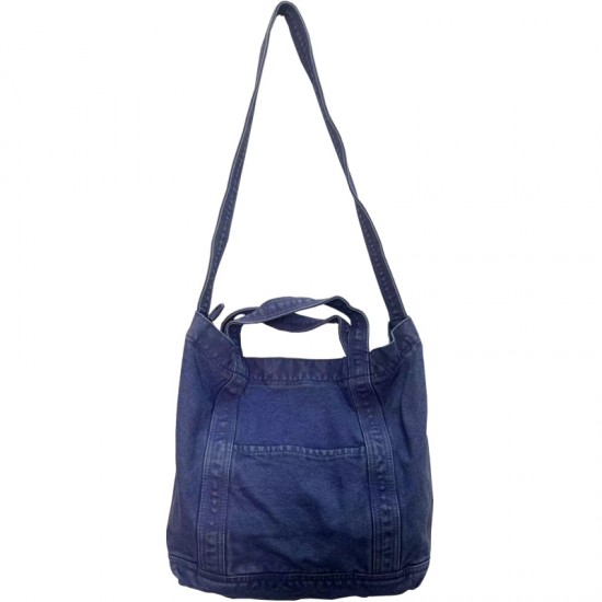 Original Japanese style handbag/crossbody canvas bag, fashionable commuting, large capacity, ins, heavily washed, distressed chic canvas bag