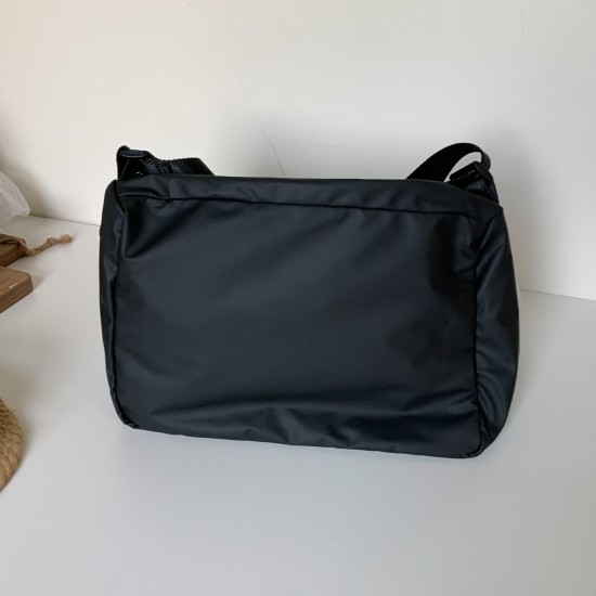 Casual Simple Waterproof Leather Pillow Bag Ins Fashion Trendy Korean Style Textured Large Capacity Versatile Crossbody Bag