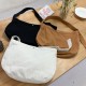 Korean Style Simple Versatile INS Washed Canvas Shoulder Bag for Women, Student Artistic Retro Large Capacity Women's Crossbody Bag
