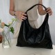 Korean Minimalist Soft and Relaxed Tote Bag, High-End Feel, Large Capacity, Casual and Fashionable Tote Shoulder Bag