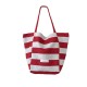Reversible~ Large striped letter print Korean style casual tote bag, travel, student, school, shopping bag
