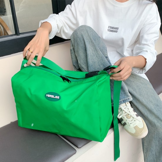 Nylon Fabric Trendy Pillow Bag for Women, 2025 Spring/Summer New Simple Large Capacity Casual Versatile Crossbody Bag