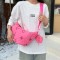 2025 Autumn/Winter New Ins Korean Style Letter Embroidery Gourd Dumpling Bag College Chic Student Tote Crossbody Bag