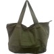 New Large Capacity Simple Zipper Korean Style Washed Canvas Bag, Fashionable INS Student Versatile Tote Shoulder Bag