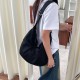 Super popular unique mesh crossbody bag, Korean style versatile practical large capacity travel shoulder strap adjustable dumpling bag for women