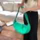 2025 New Fresh Nylon Dumpling Bag, Solid Color, Cute and Cute, Adjustable Shoulder Strap, Trendy Shoulder/Crossbody Bag