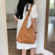 2025 Autumn/Winter Simple Korean Style INS Versatile Fashionable Sweet Shoulder Bag, Knotted Solid Color Underarm Student Crossbody Bag