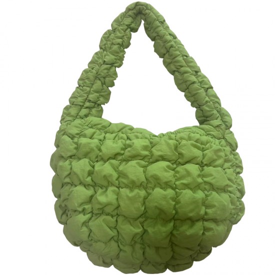 2025 New Fashionable and Versatile Casual Lightweight Simple Textured Down Nylon Shoulder Bag