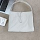 Solid Color Simple Nylon Lightweight Rope Lock Shoulder Bag Niche Trendy Brand Hong Kong Style Versatile Student Portable Armpit Bag