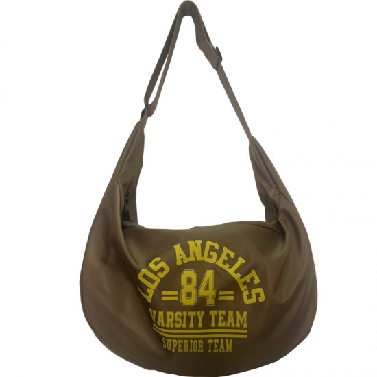 Japanese style 2025 new fashion commuting large capacity ins student sweet versatile casual letter print crossbody bag