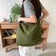 Korean ins minimalist versatile shoulder bag, large capacity lightweight commuting crossbody bag, casual lazy style tote bag