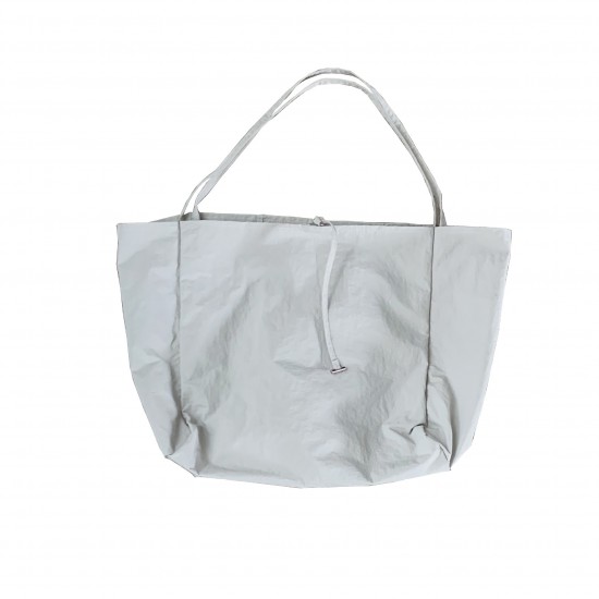 Large Capacity Nylon Versatile Rope Lock Tote Bag New Korean Style Solid Color Simple Lightweight Travel Shopping Bag for Women